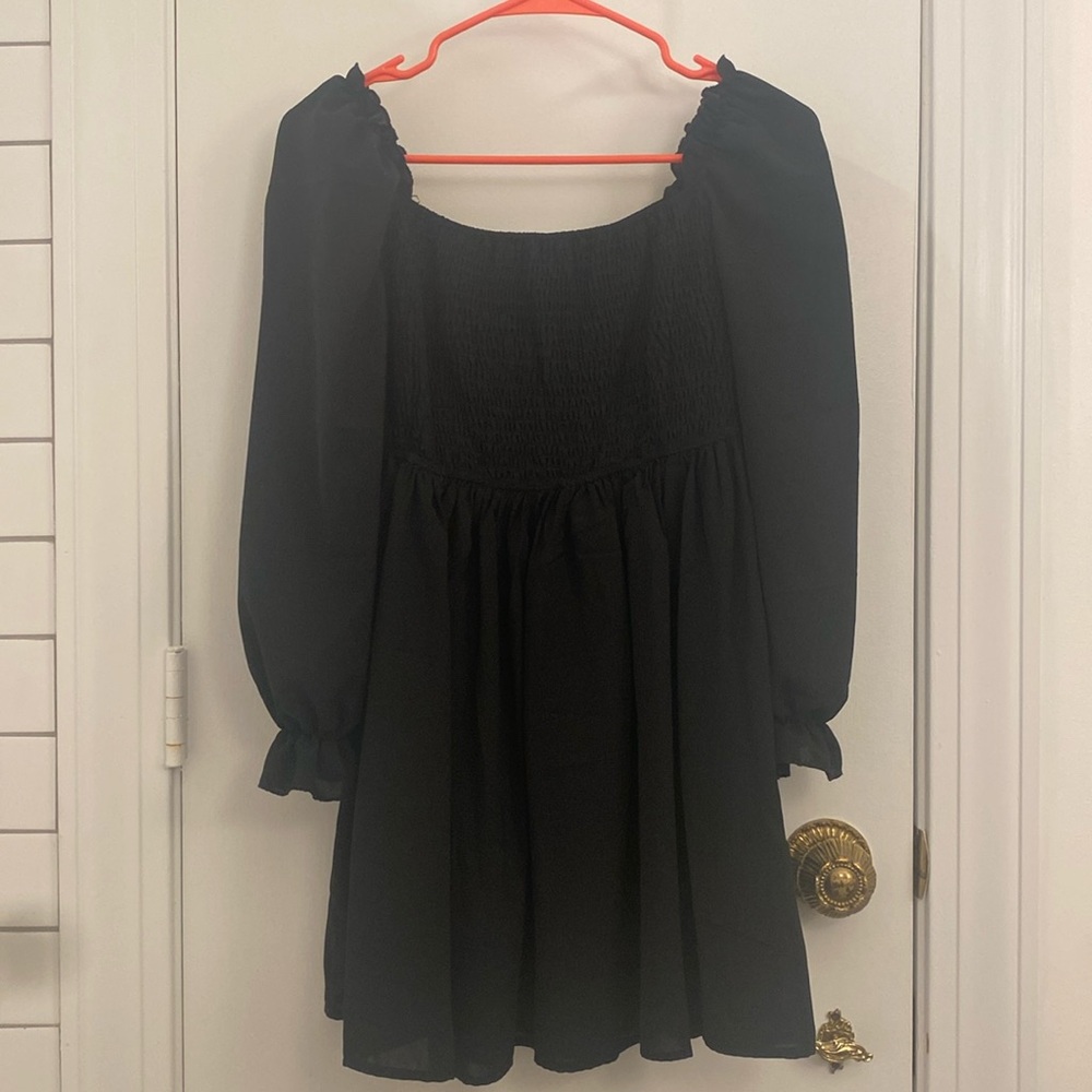 black dress